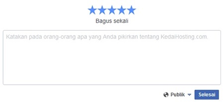 Contoh Testimoni Hosting - Woiden