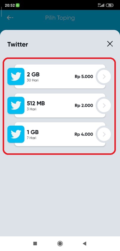 Membeli Paket Topping By U