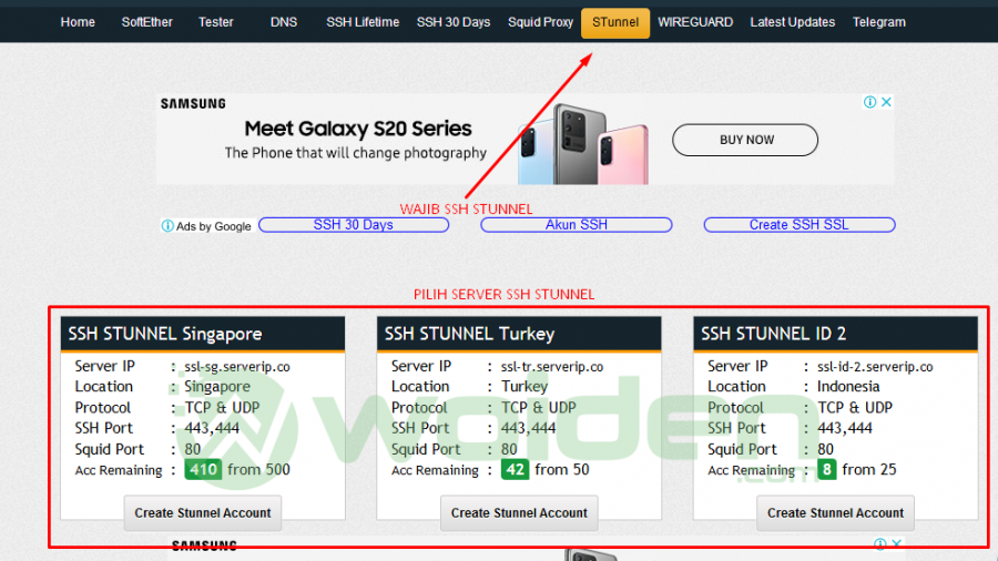 ssh ssl gratis