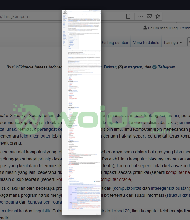 Hasil Screenshot menggunakan mozilla