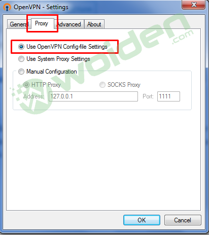 Setting Aplikasi OpenVPN