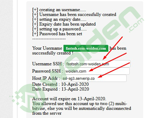 Akun SSH SSL Gratis