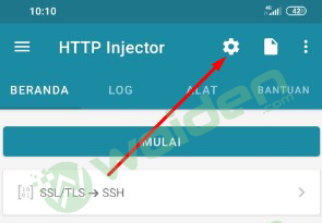 Setting SSH di HTTP Injector