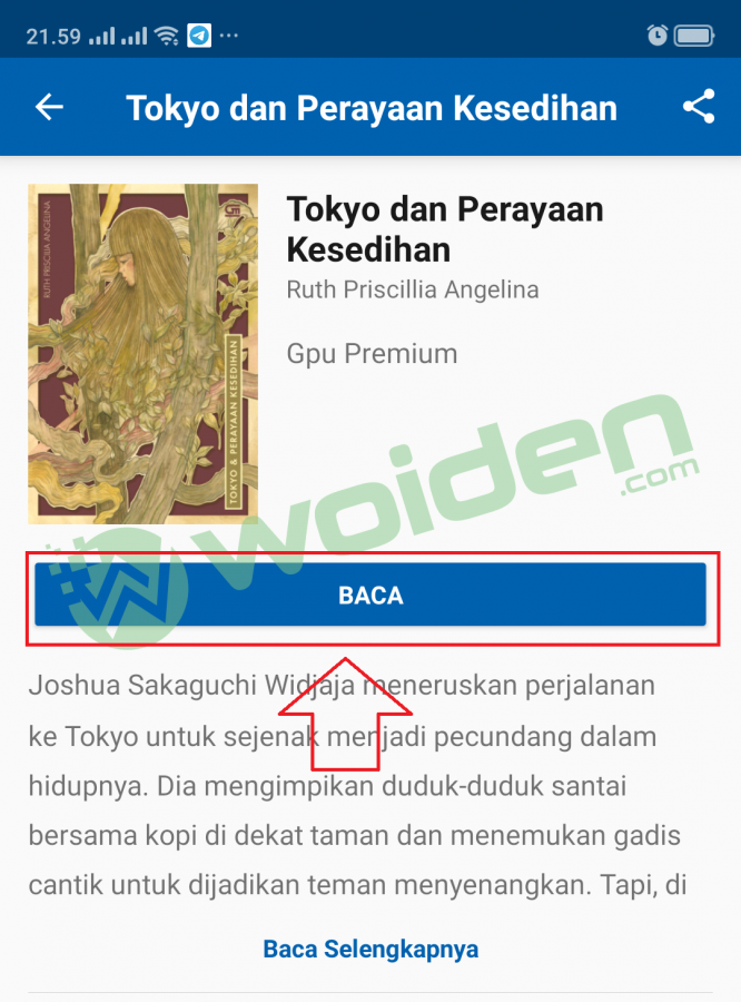 Baca Ebook di aplikasi Gramedia Digital