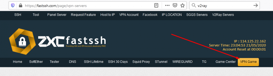 vpn game fastssh