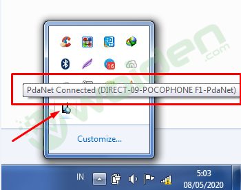 setting PdaNet+ di pc