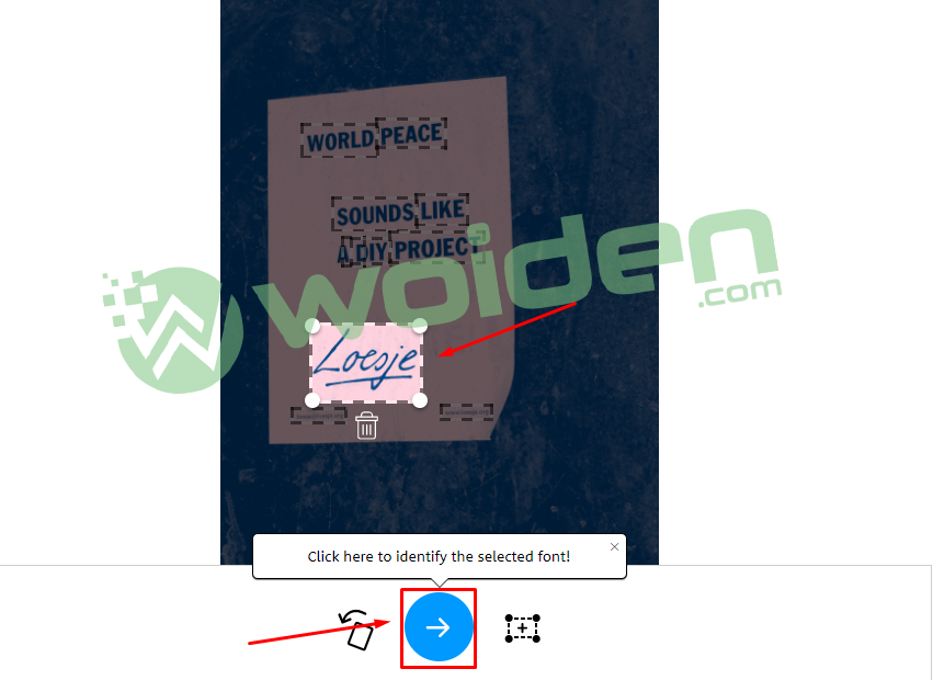 Cara mencari jenis font pada desain orang lain
