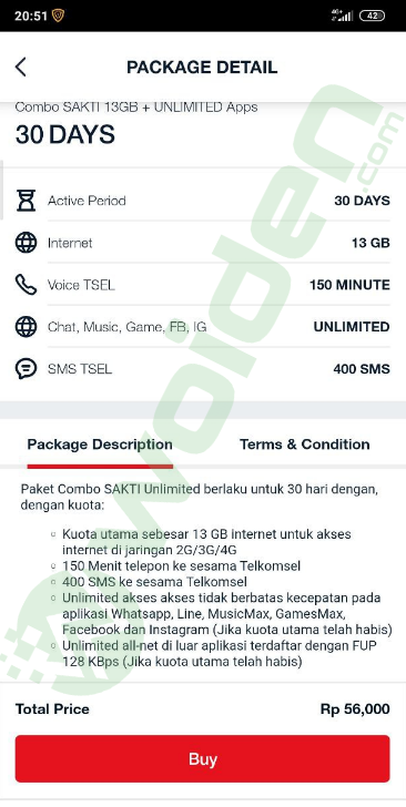 Paket Combo Sakti Unlimited Apps Telkomsel