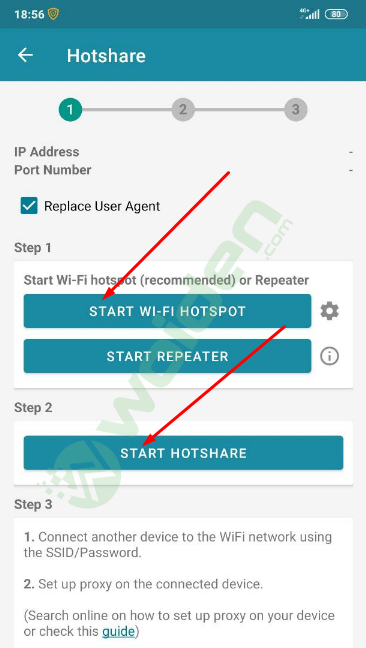 Cara Hotspot Tethering V2Ray