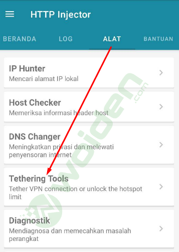 tetethering http injector