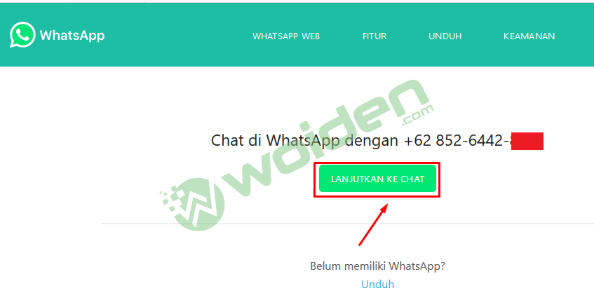 Cara Mengirim Pesan Pada Whatsapp Web Tanpa Simpan Nomor