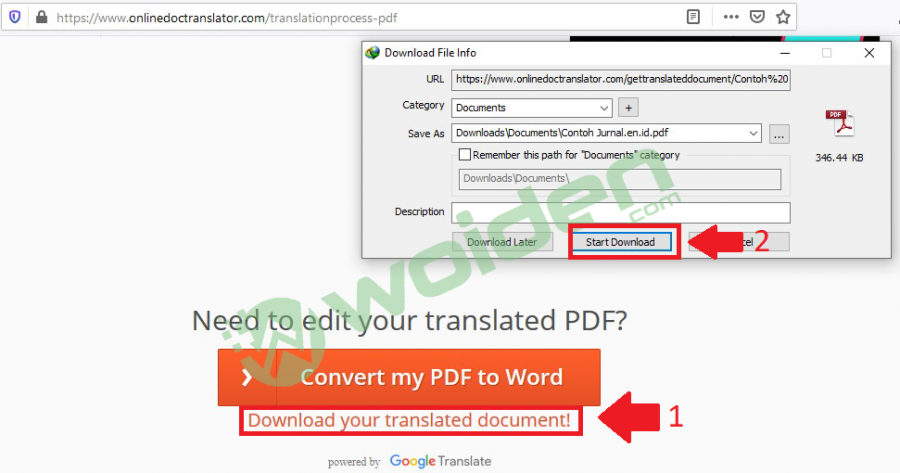 Cara Translate File PDF dengan Cepat
