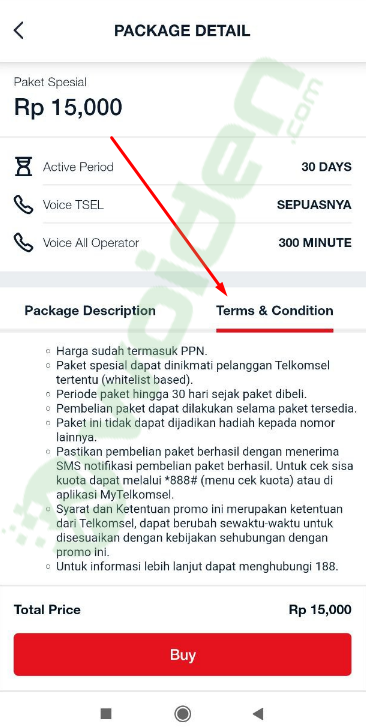 Paket Nelpon Unlimited 15k 30 Hari Telkomsel
