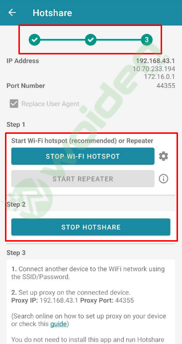 Cara Hotspot Tethering HI (HTTP Injector)